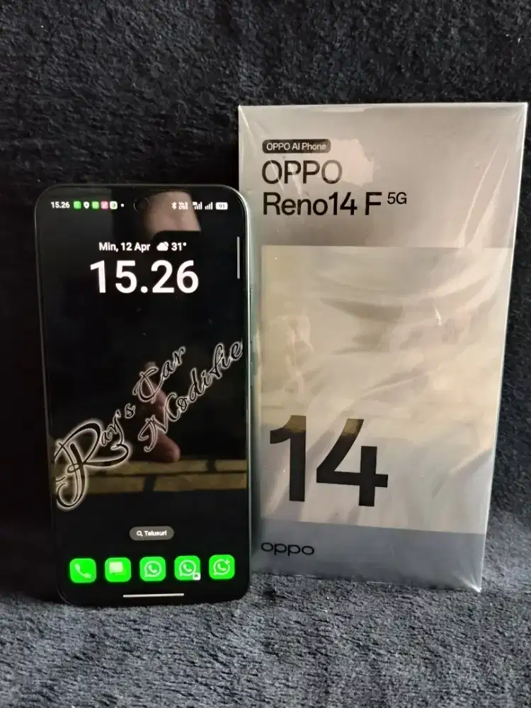 Oppo Reno 14F Ram 12/256 (Snapdragon) Lengkap Mulus No Minus