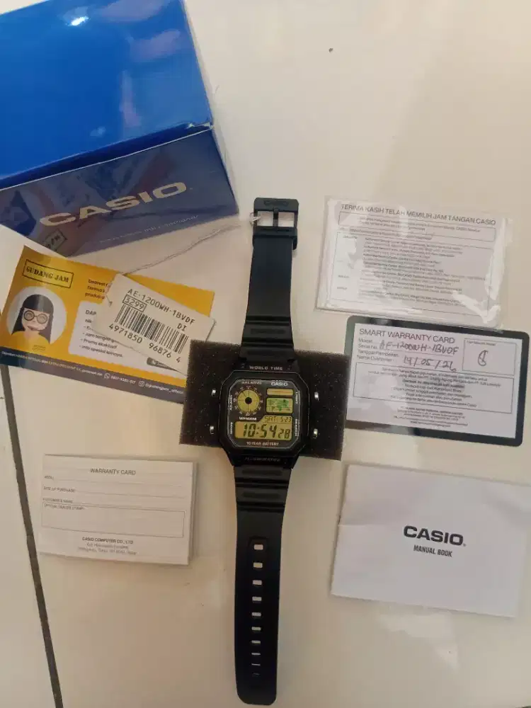 Casio AE-1200WH 1BVDF Like New