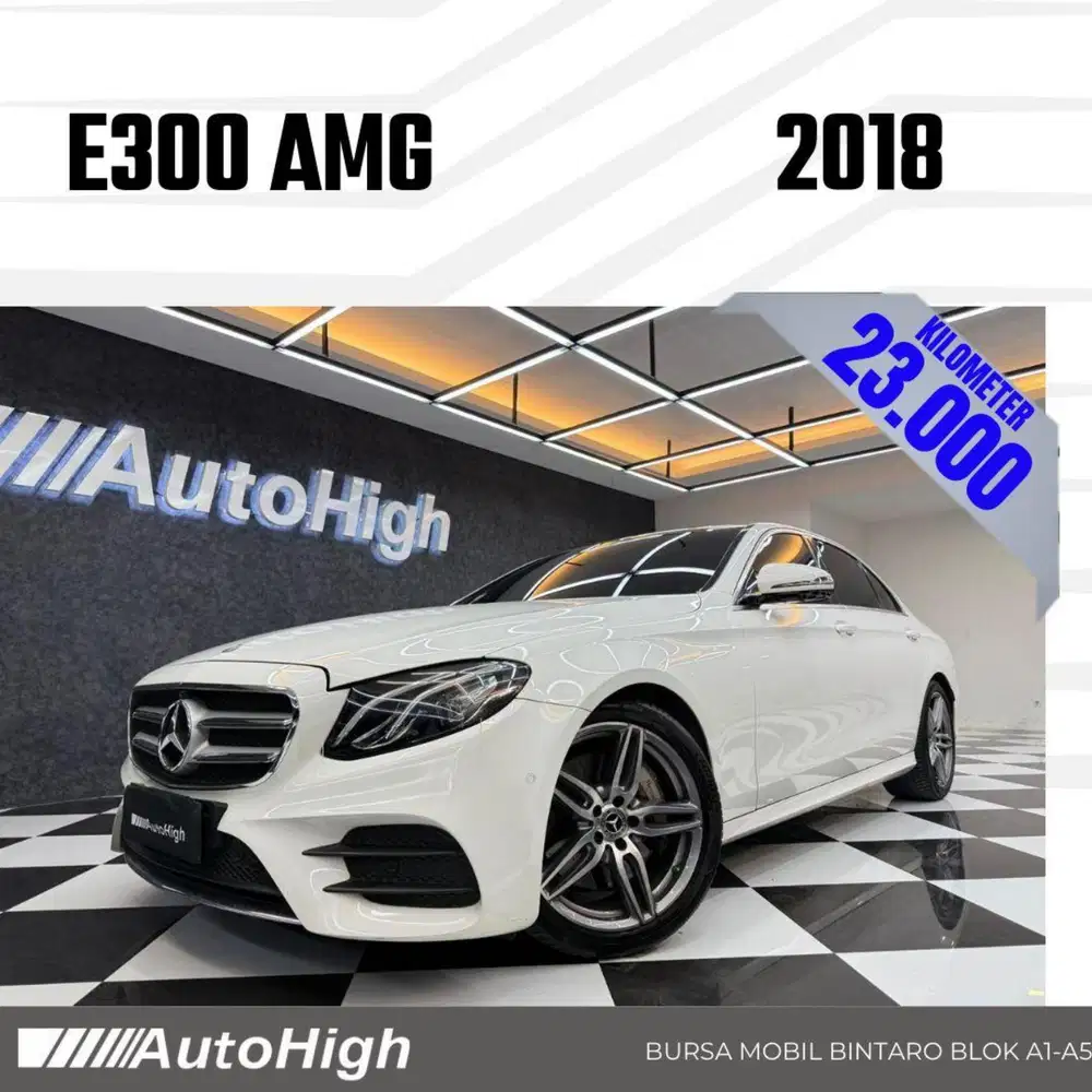 DP10% [Km23.000] E300 AMG 2018 White Reg 2017 #AUTOHIGH