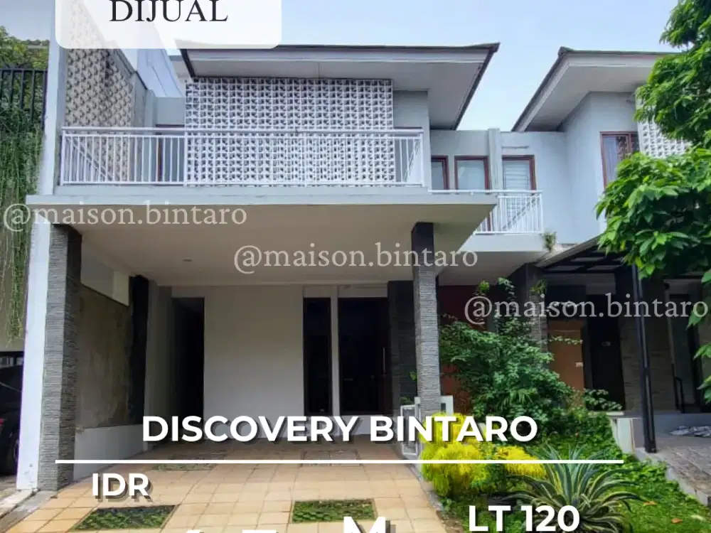 Rumah Modern 2 Lantai Siap Huni Di Discovery Bintaro  (SP 0677)