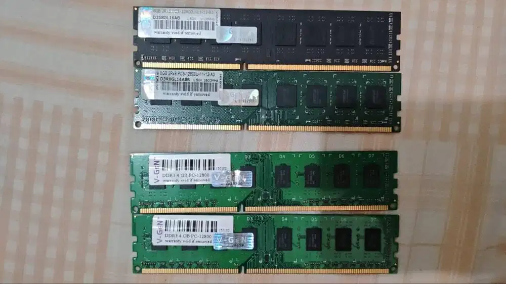 RAM DDR3 PC Second 4/8GB Normal Mulus Siap Pakai