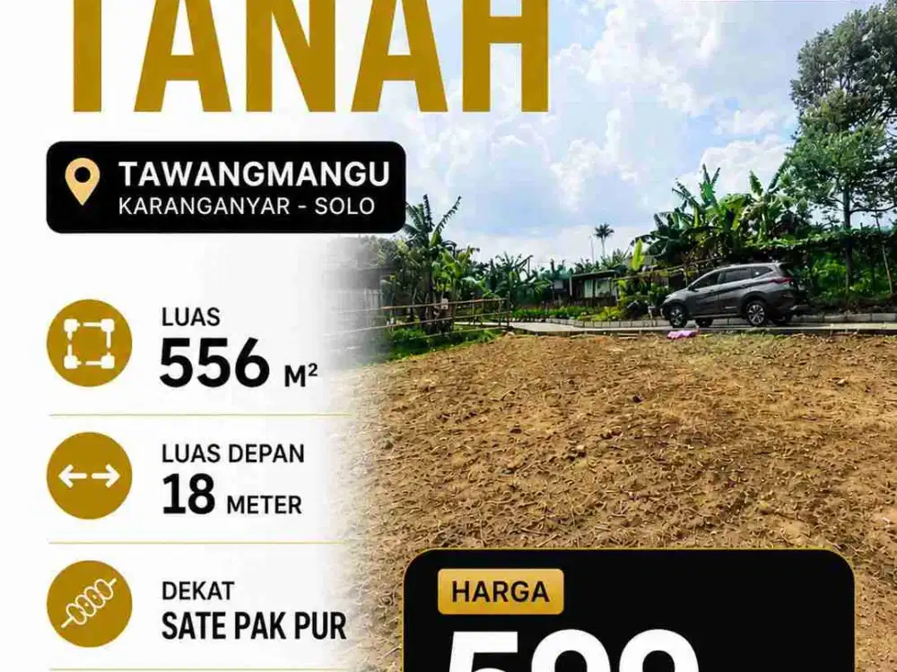 Jual tanah murah tawangmangu karanganyar