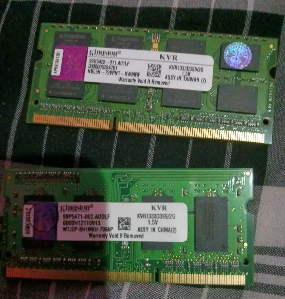 Ram ddr3 4gb 2x2gb kingston