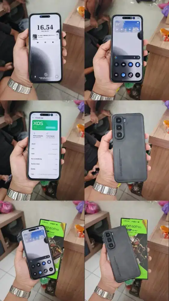 INFINIX HOT 60 PRO 8/256GB FULLSET TT BAWAH AJA YA!