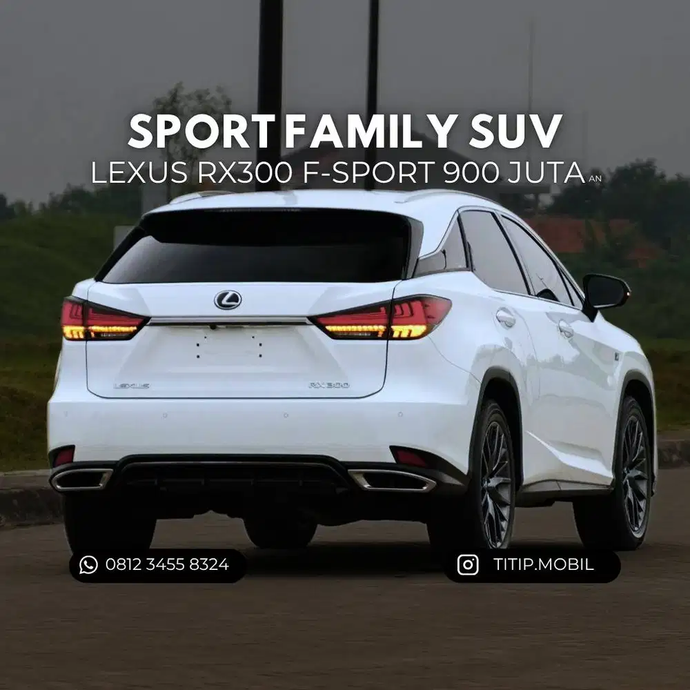 [CASH] LEXUS RX300 F-SPORT 2.0 FACELIFT 2021