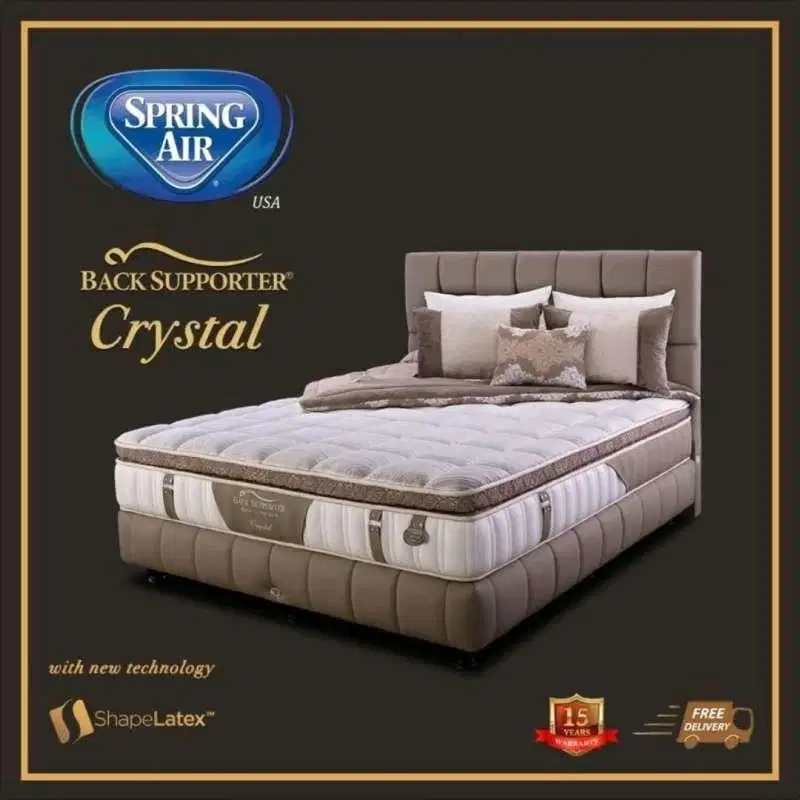 Kasur Spring Air Queen Size Crystal 160x200