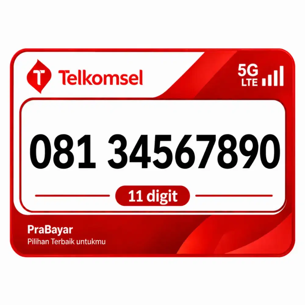 Nomor Cantik 11 Angka Telkomsel