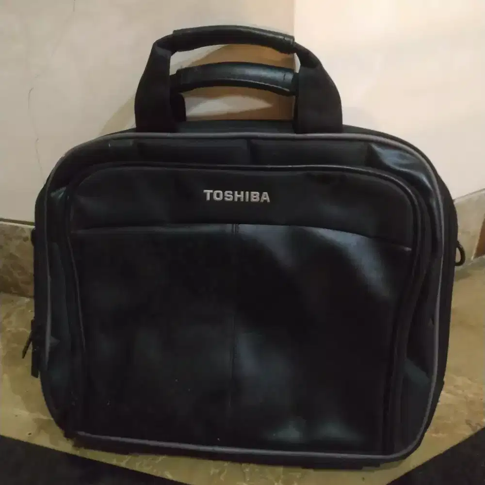 Tas Laptop Toshiba Original Briefcase Hitam
