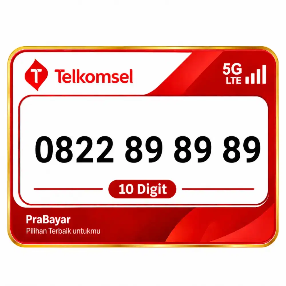 Nomor cantik 10 digit simpati 89