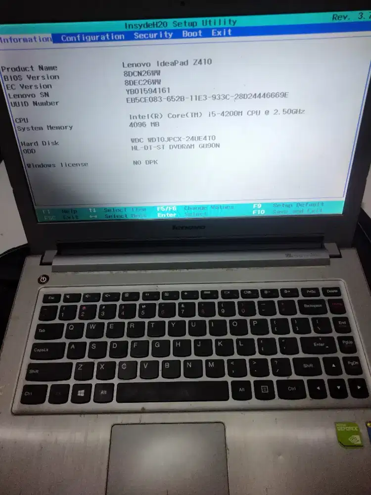 lenovo ideapad z410 minus