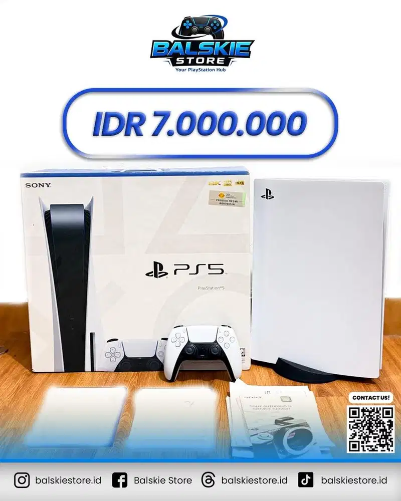 PS5 FAT DISC SERI 11 EX GARANSI SONY INDONESIA