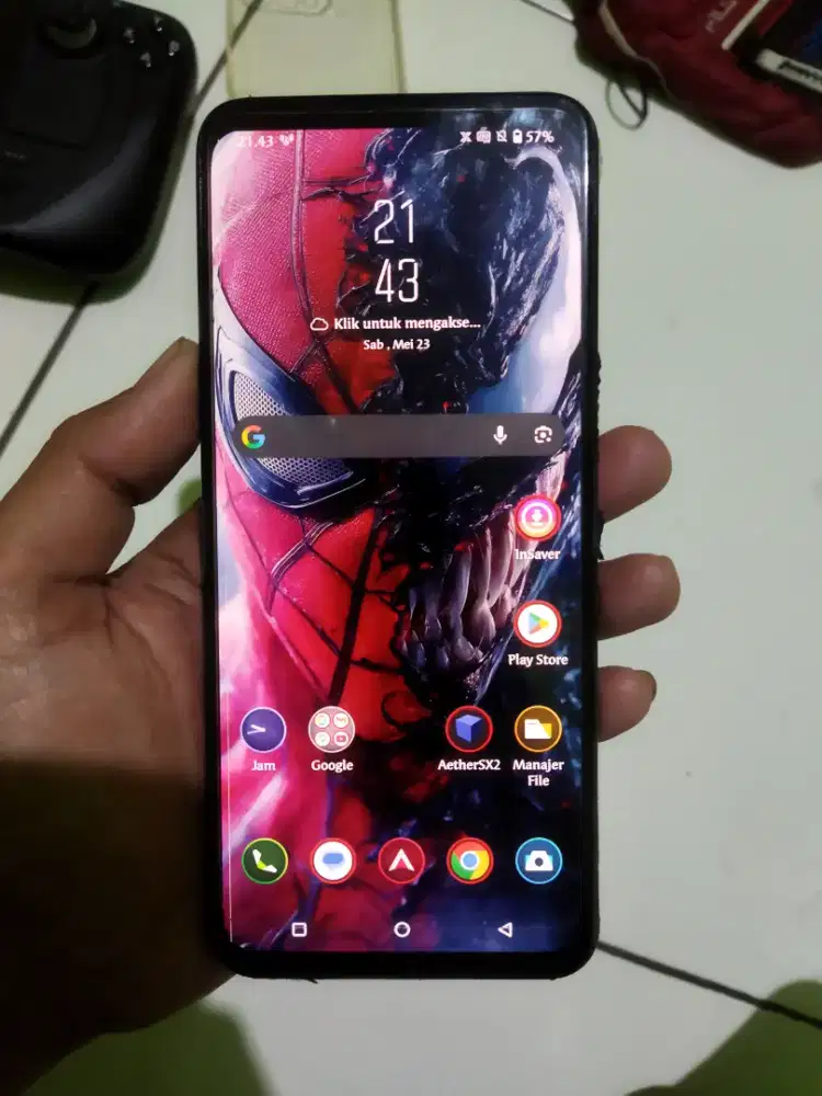 Misi mau jual Rog Phone 5 kondisi tanpa main board d tokped ad