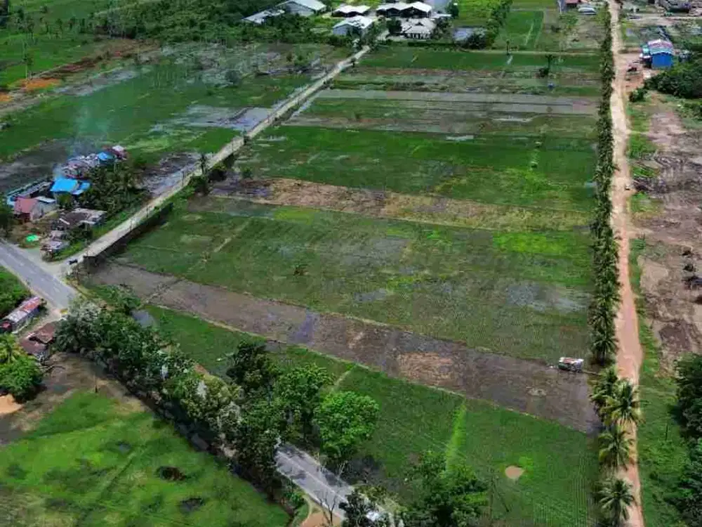 Tanah zona industri tepi jalan Wajok hilir