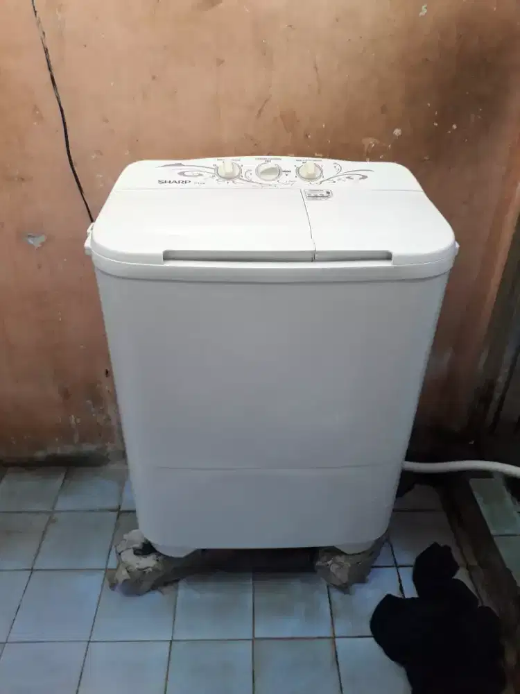 Mesin cuci sharp 2 tabung kapasitas 8kg