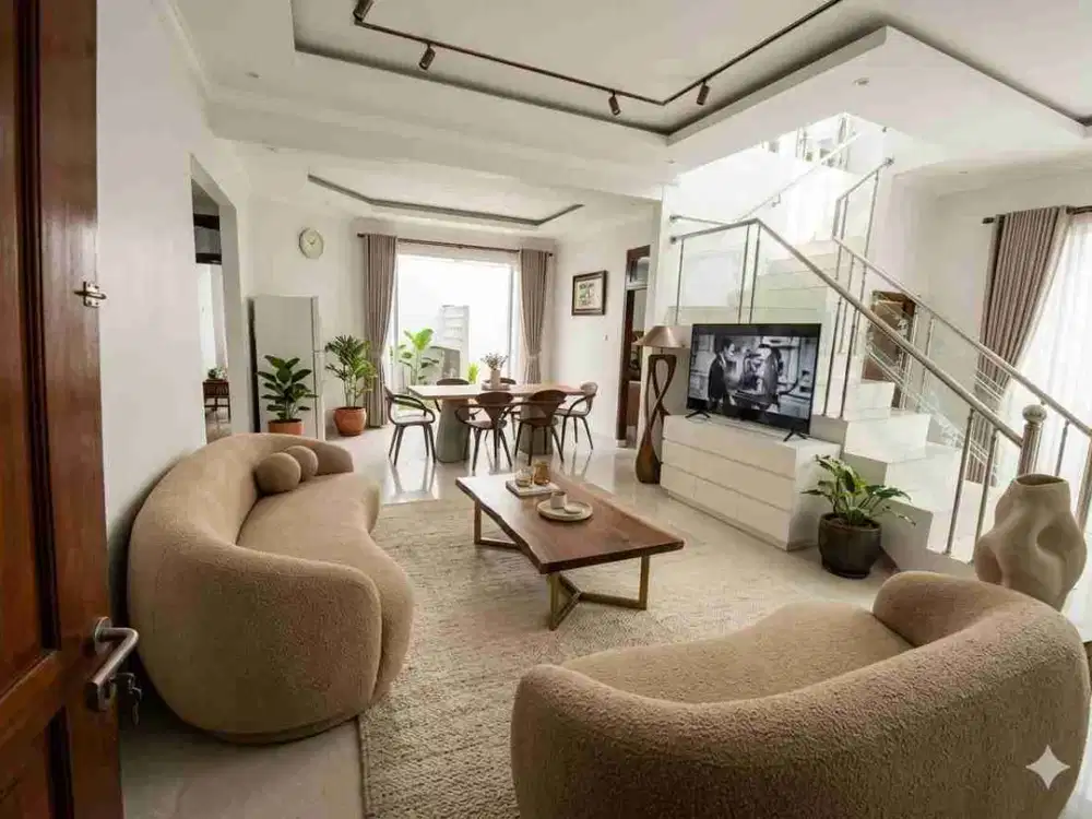 Rumah Bagus lux minimalist terawat SIAP HUNIi dekat senam indah Golf barat, ARCAMANIK
