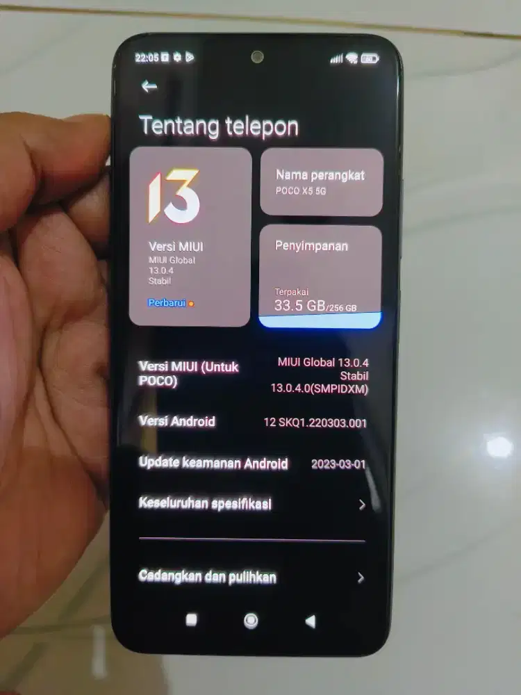 POCOPHONE X5 5G 256GB UNIT AJA