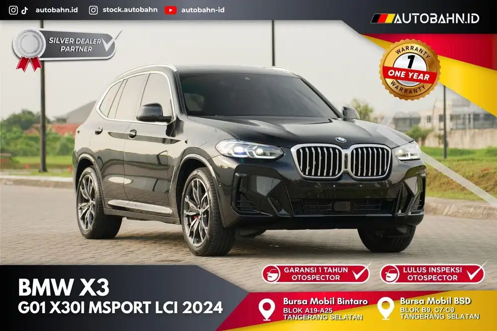 Darth Vader! BMW X3 xDrive30i M Sport LCI 2024 Black! e300 x1