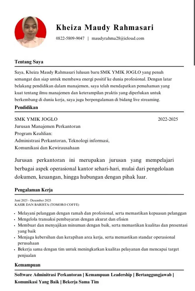 Mencari Lowongan Kerja Admin, Kasir, Crew Outlet, Barista,