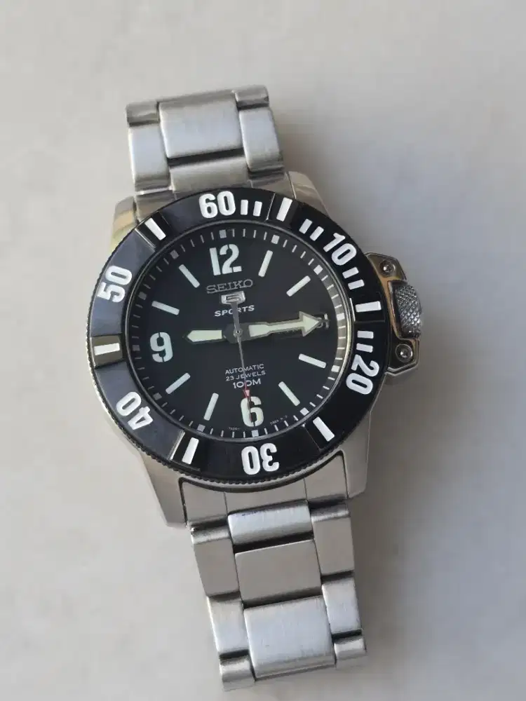 Jam tangan Seiko sport original automatic calibre 7536