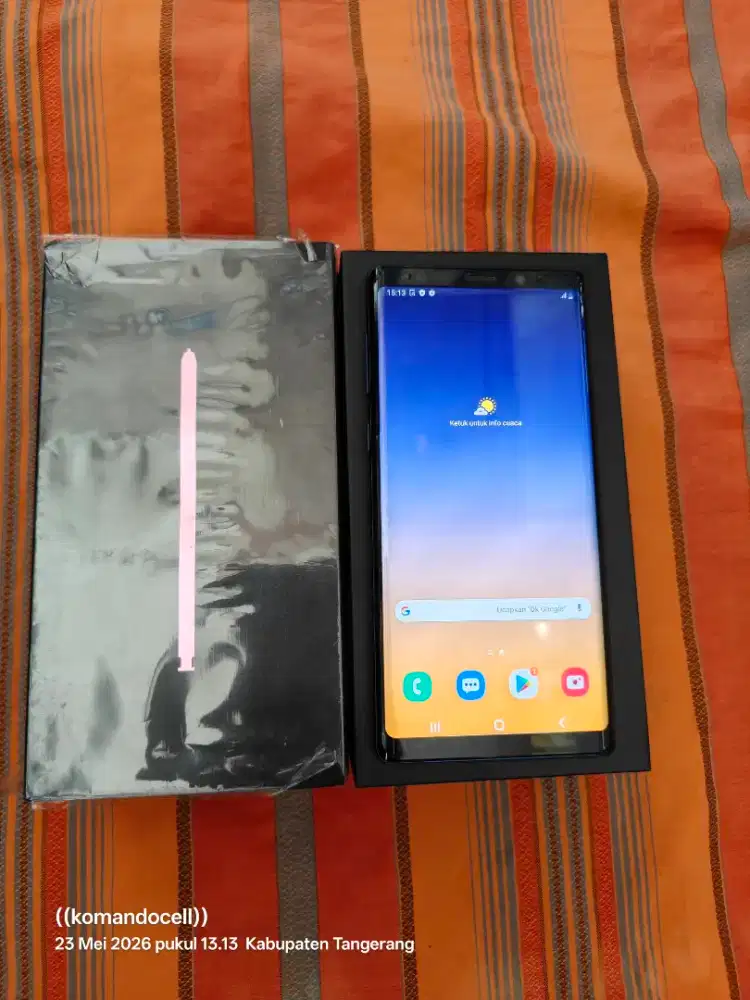 Samsung galaxy note 9 ram8/512gb