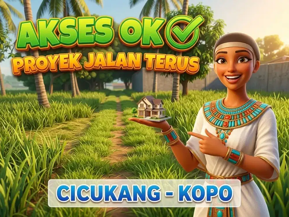DIJUAL TANAH MURAHDEKAT KE TAMAN KOPO INDAH, CICUKANG, MARGAASIH, KABUPATEN BANDUNG, KOPO.