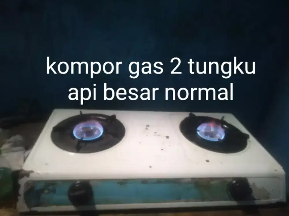 Kompor 2 tungku api besar