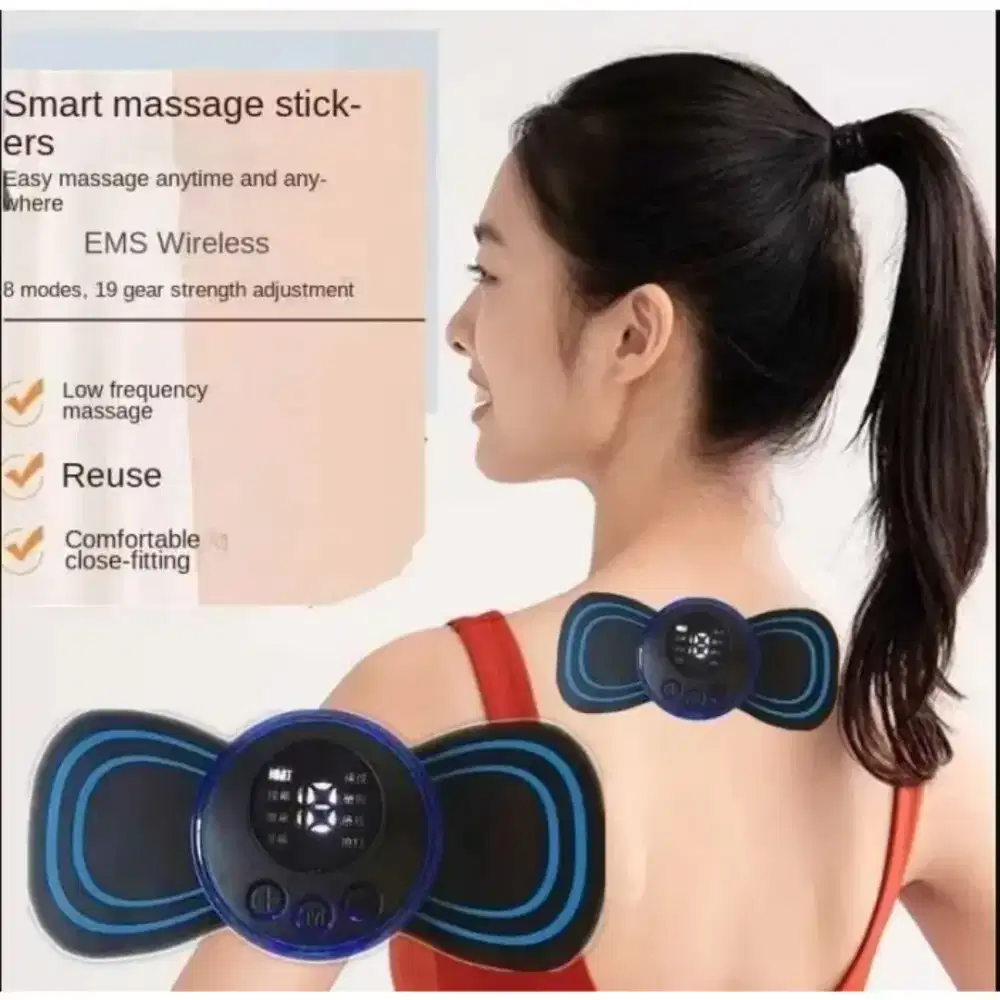Alat Pijat EMS Mini / Alat Pijat Leher Mini Portabel Elektrik