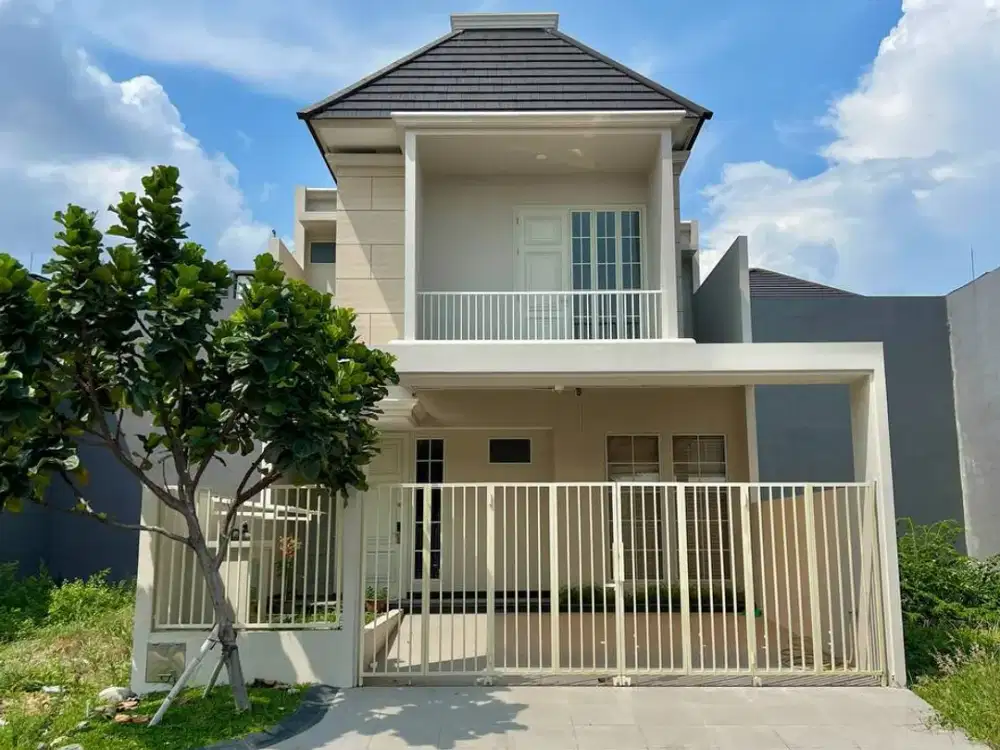 Rumah baru Puri Galaxy cluster Jasmine Courts FULL UPGRADE MARMER