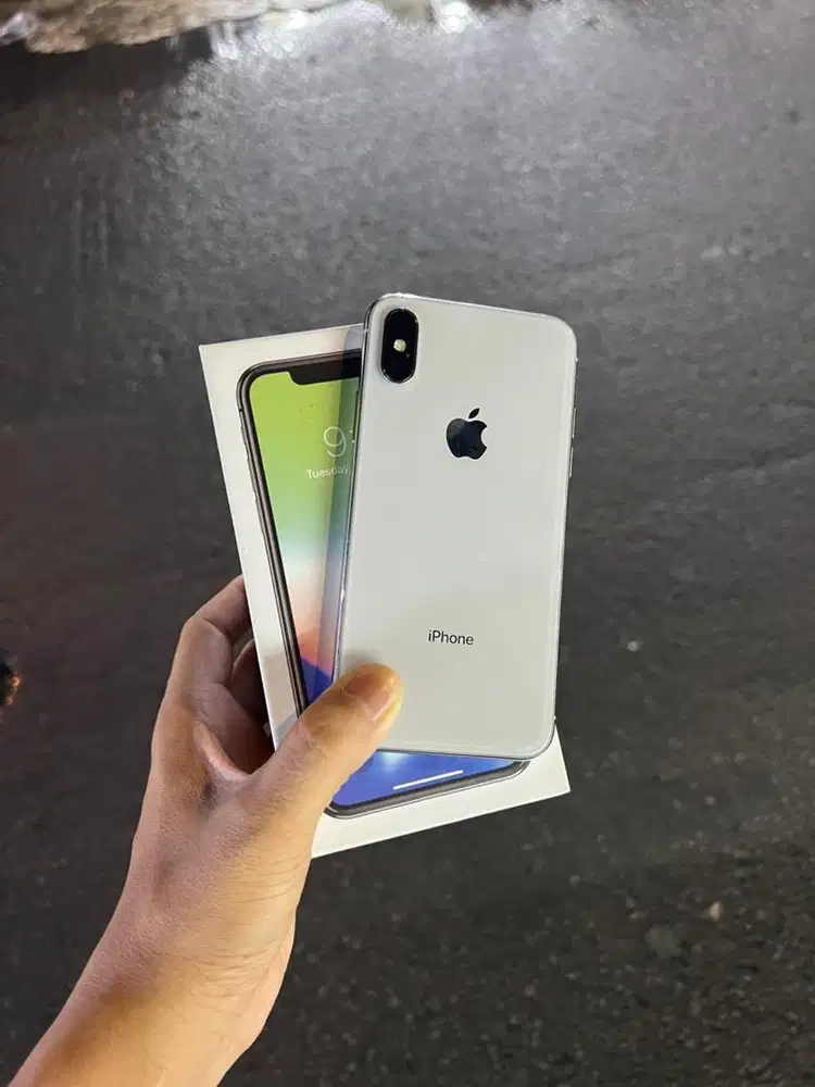 IPHONE X 256GB RESMI IBOX FULL BH 91% NO MINUS