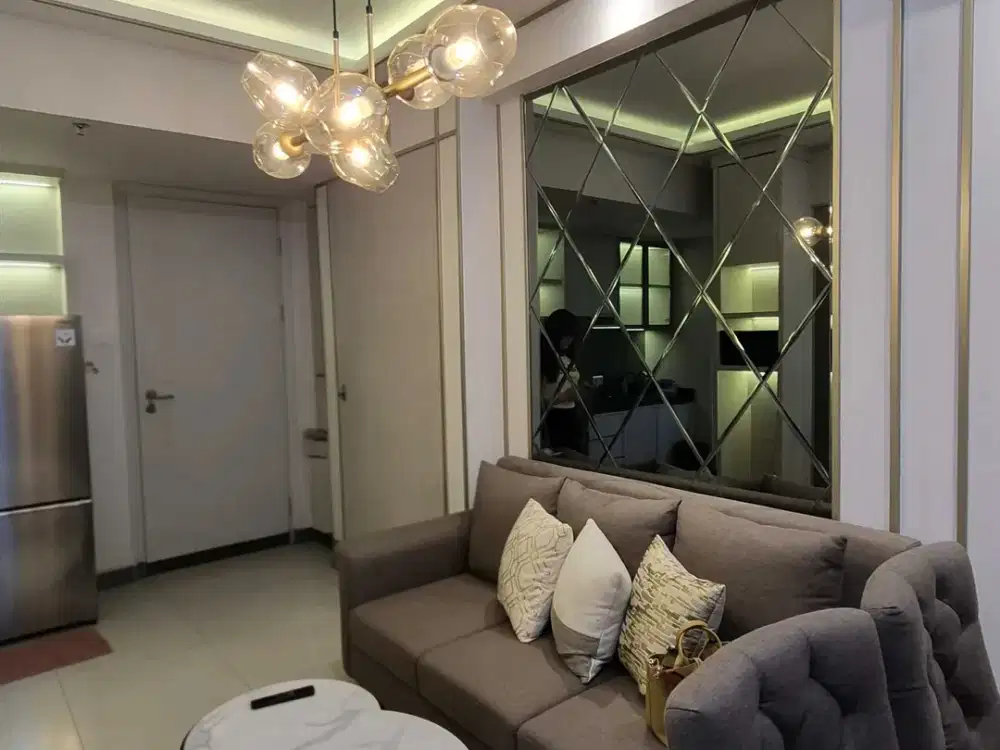 Disewakan Apartemen Benson 2BR LT5 View Pool Minimalis Full Furnish Connect Pakuwon Mall Surabaya Barat