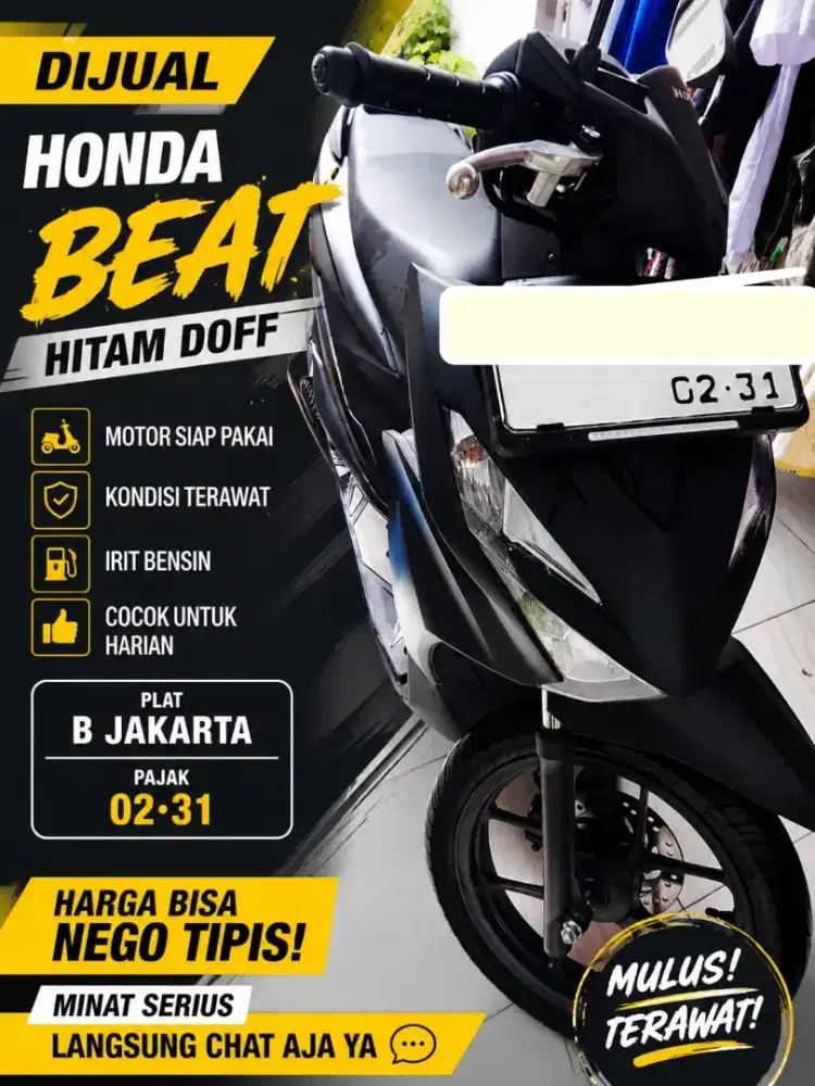 Km baru 1k!!! Beat deluxe SmartKey 2026