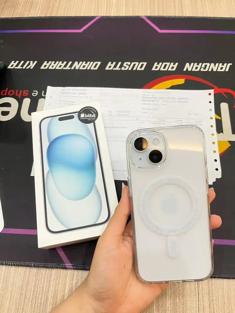 Iphone 15 128gb blue