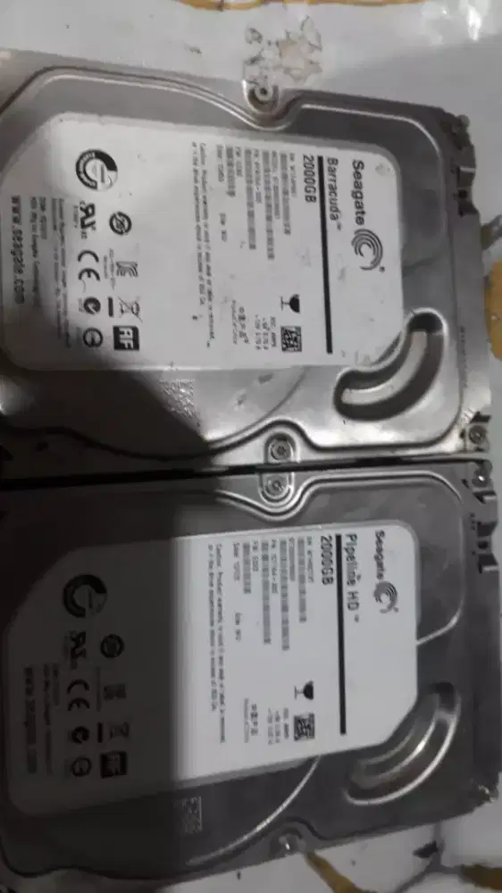 Hardisk 2 TB kondisi normal