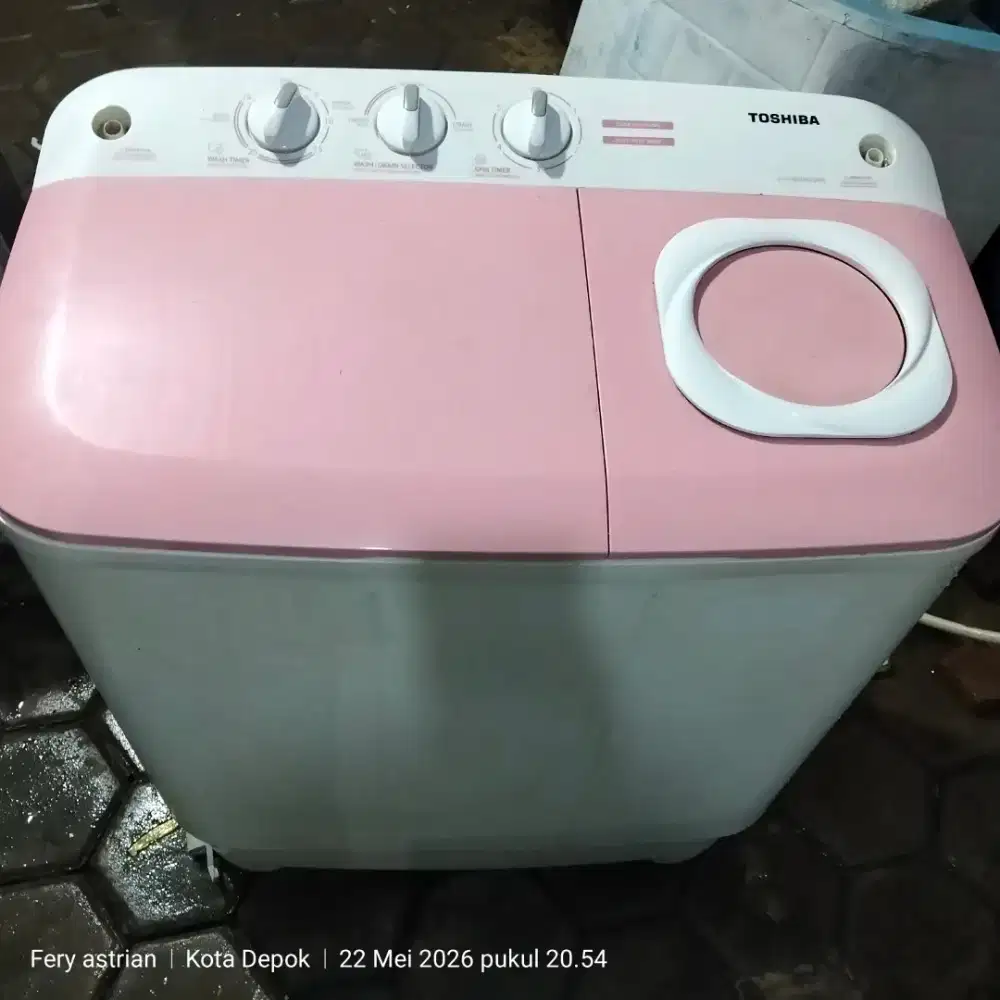 Mesin cuci 2 tabung normal smua