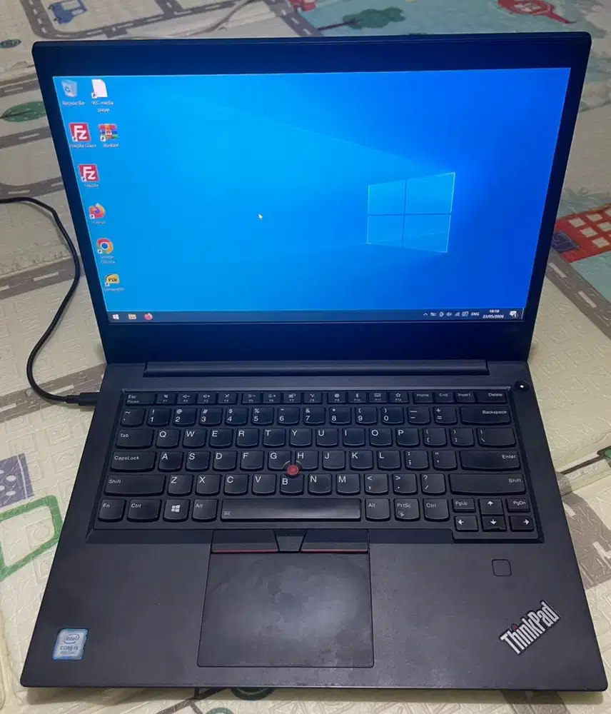 Laptop lenovo thinkpad E480 itel i5-8250u ssd256gb ram 4gb