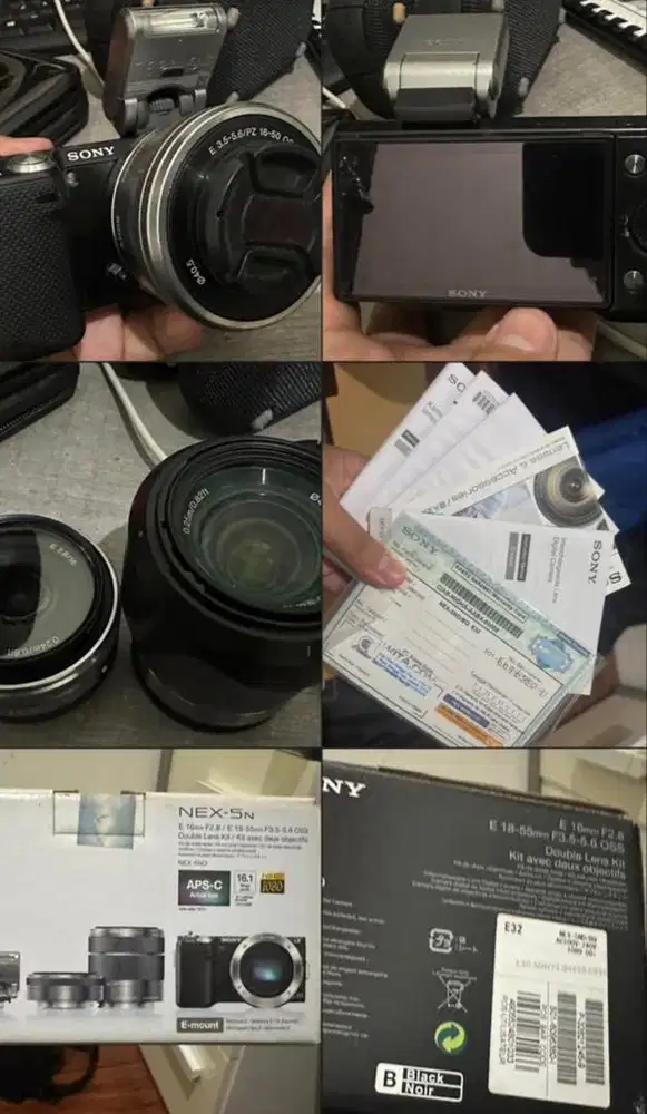 Sony Nex 5N Double Lensa Rare Murah