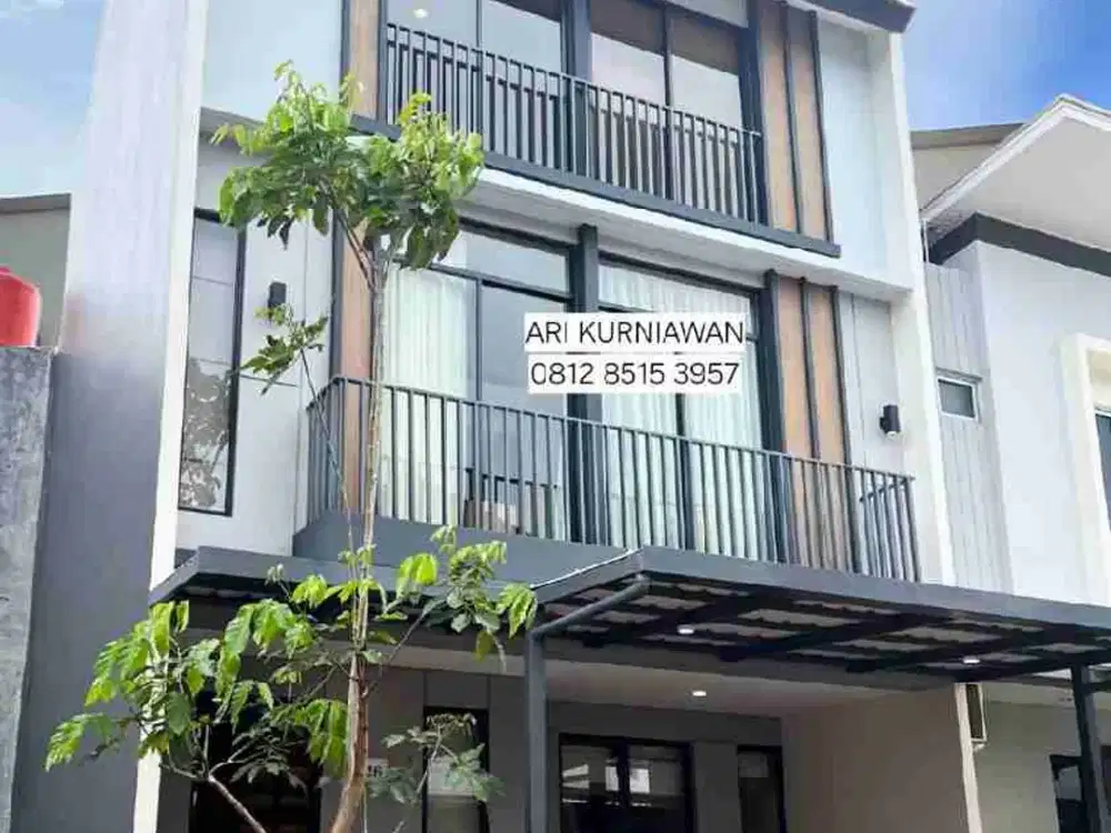 ANZA HOMES at malibu village RUMAH 3 LANTAI TERMURAH DI GADING SERPONG 1,4MAN FREE PPN SEGERA HUNI