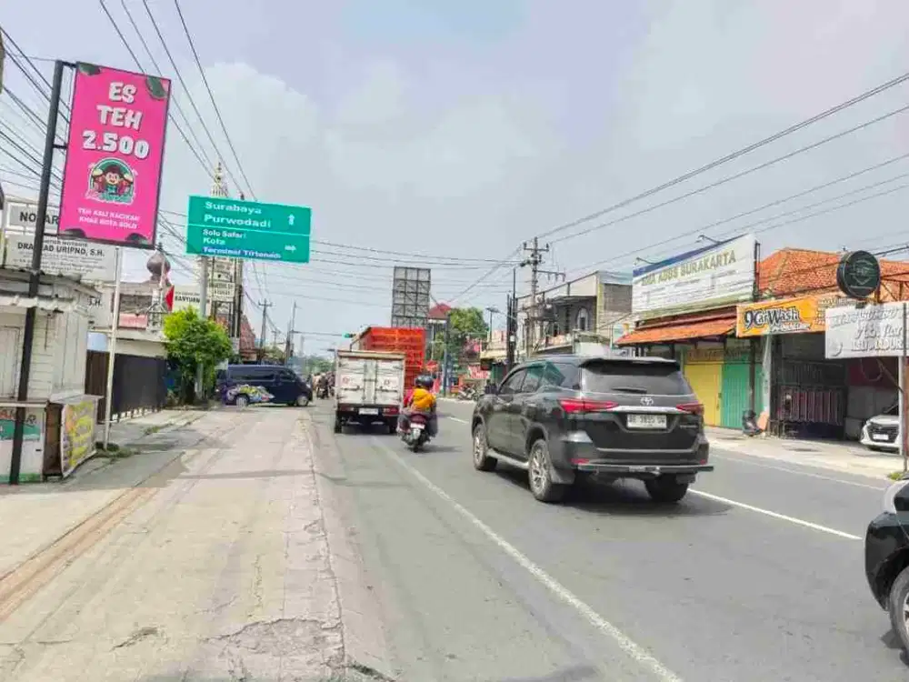 Gudang Banyu Anyar 1246Mt, Ld 16.5Mt, jl Adi Sumarmo, Banjarsari, Solo