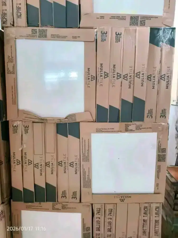 Jual keramik lantai putih polos 40x40