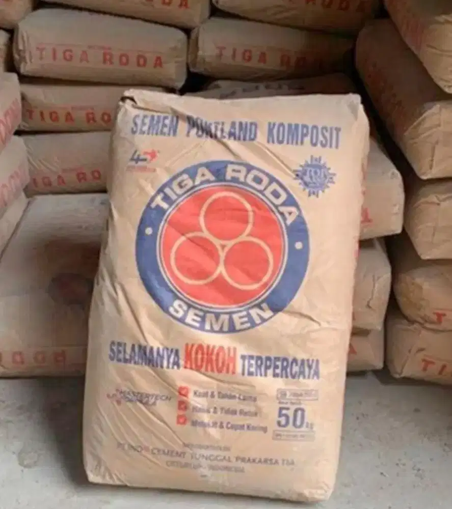 Jual semen tiga roda 40kg dan 50kg