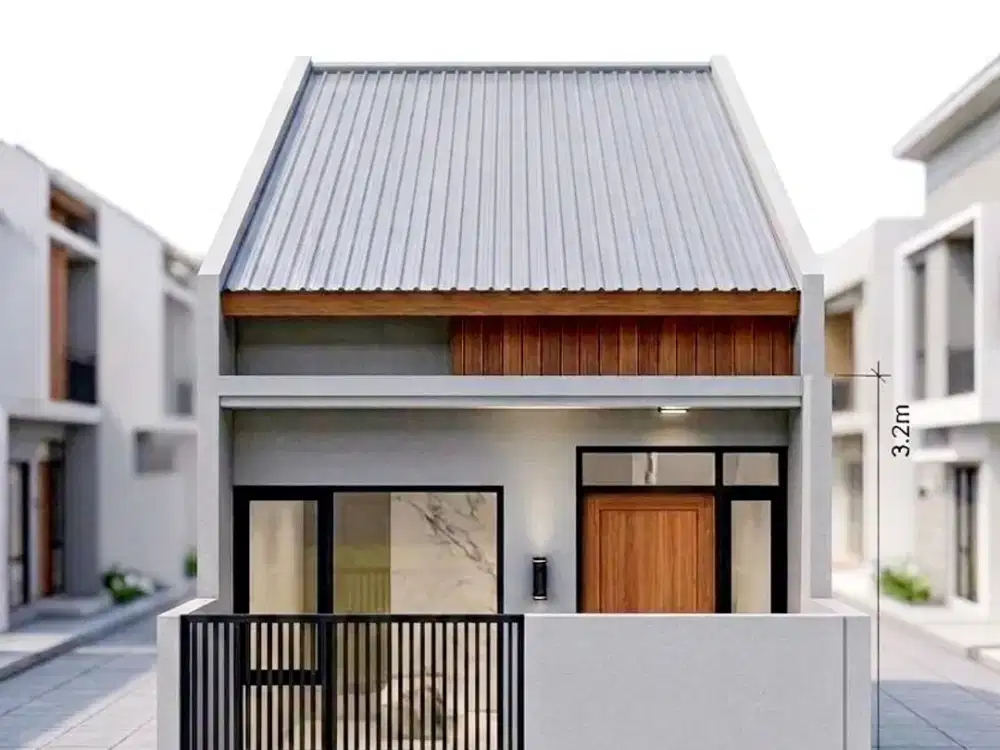 Rumah baru indent di rawabacang jatirahayu pdk melati bekasi LT.50m