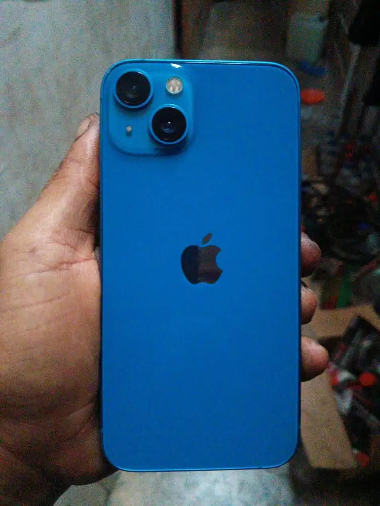 iPhone 13 blue 128 GB Garansi resmi ibox lengkap