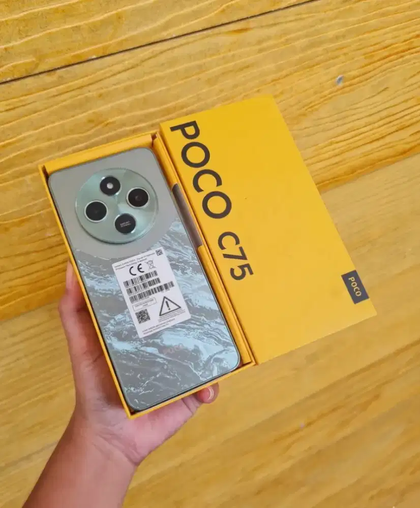 Poco C75 6/128 Kondisi Fullset Mulus!