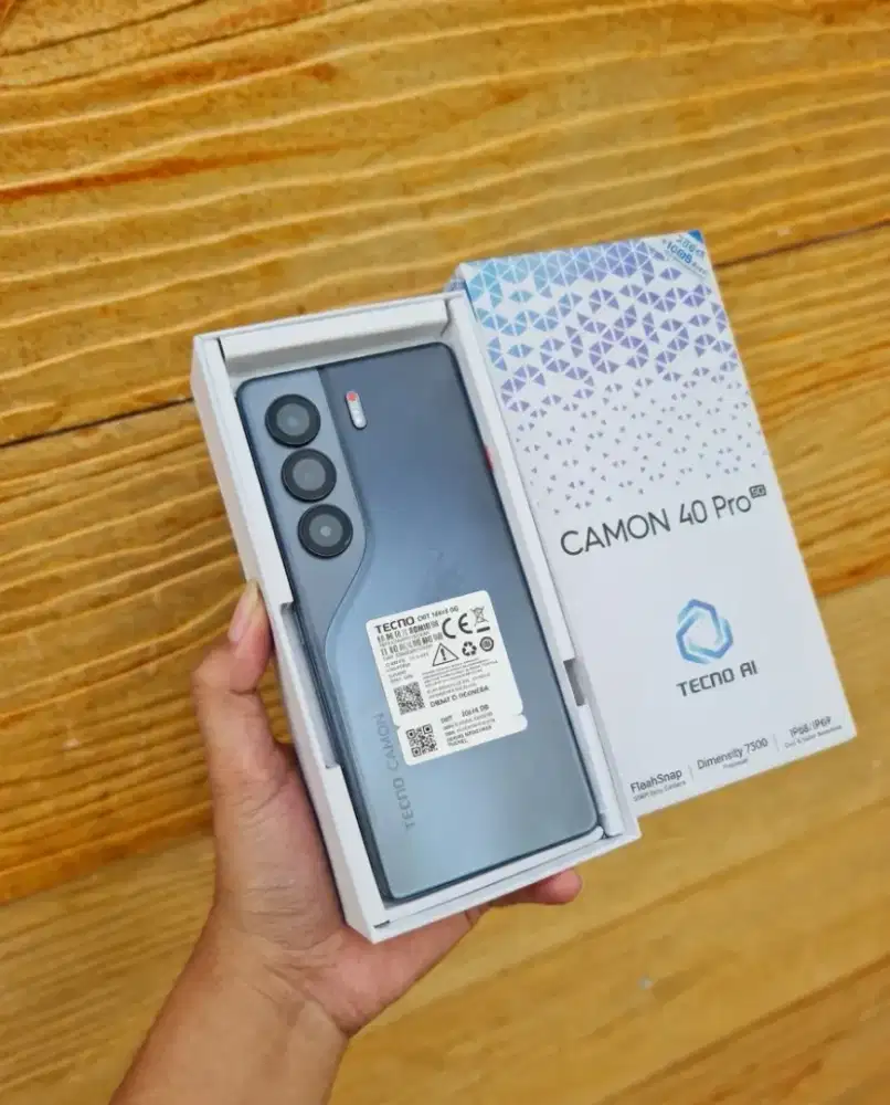 Tecno Camon 40 Pro 5G GB Kondisi Fullset Mulus!