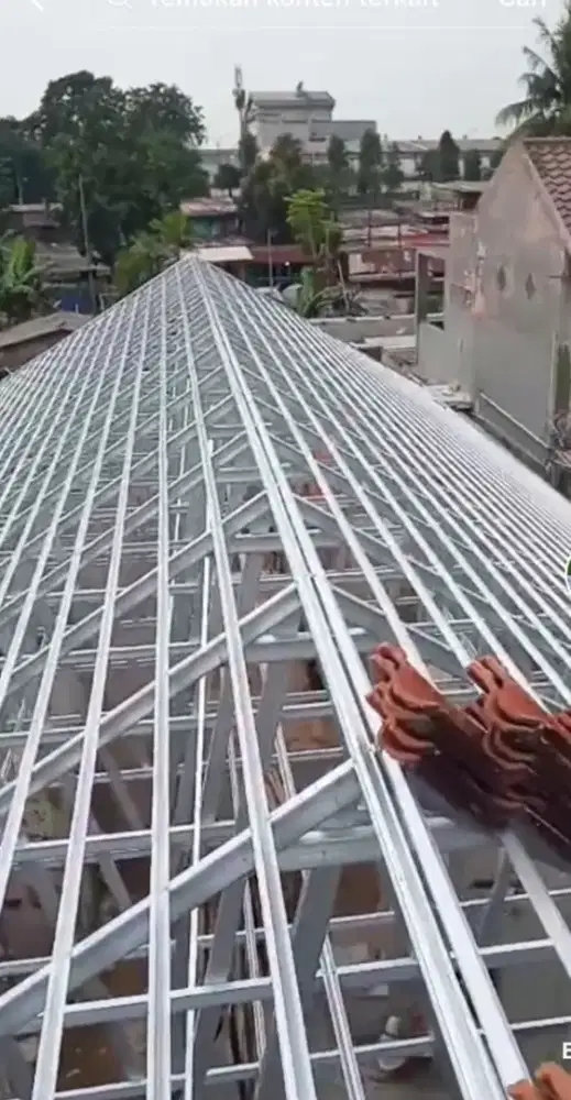 PASANG RANGKA BAJA RINGAN.TALANG AIR