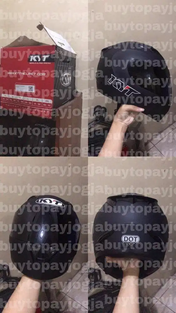 Helm KYt Full face Black matte