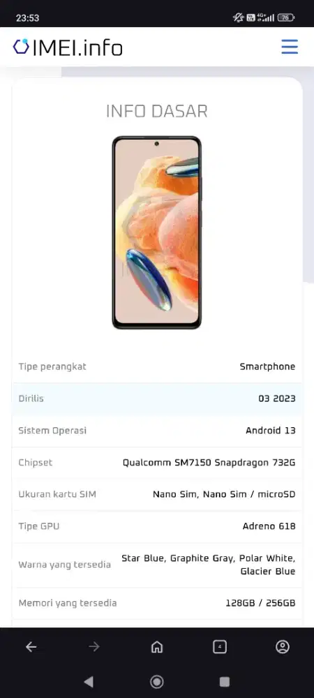 Jual Santai Aja Xiaomi Note 12 Pro 4G