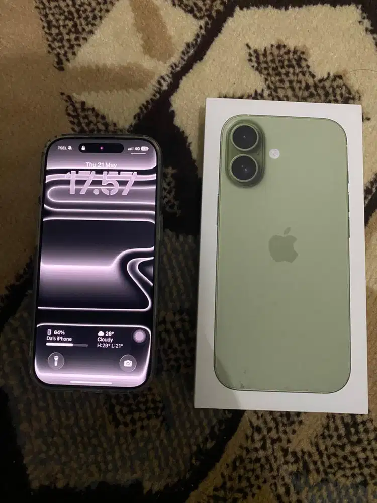 iPhone 17 256gb Sage Garansi iBox Like New