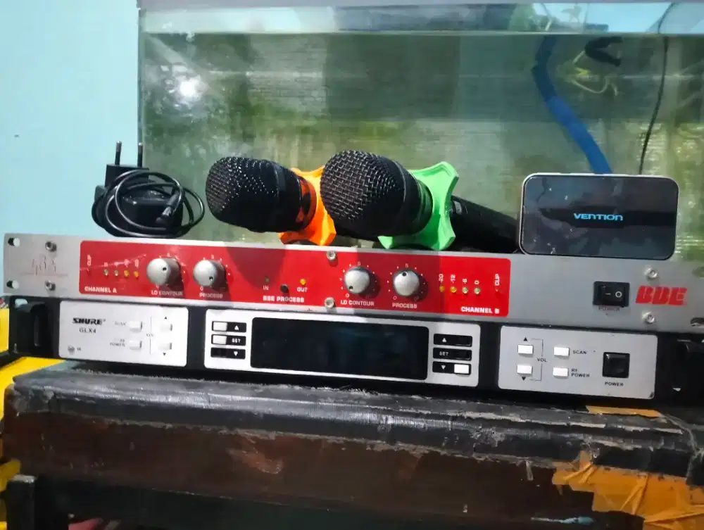 BBE maximum  & shure GLX 4 harga tertinggi angkut