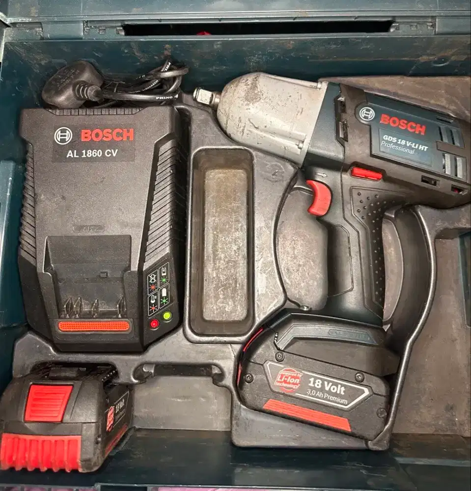 Bosch GDS 18 V-LI HT Professional impact driver kunci sok baut baterai